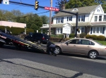 My car being towed away yesterday.